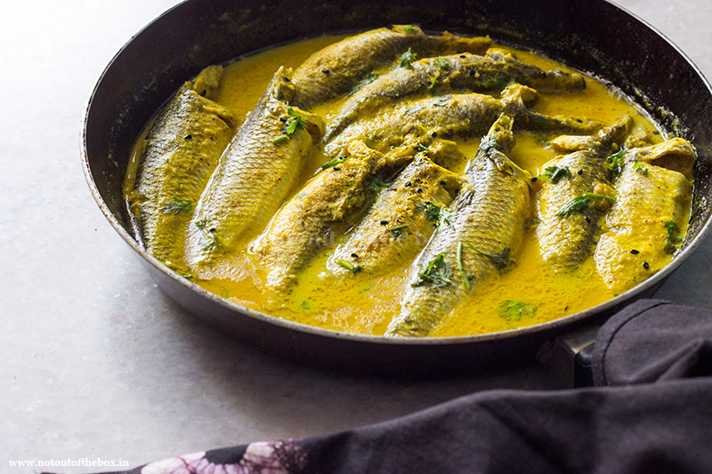 Bhapa Parshe/Steamed Parshe Fish in Mustard Gravy