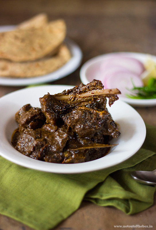 Kosha Mangsho / Bengali style Spicy Mutton Curry