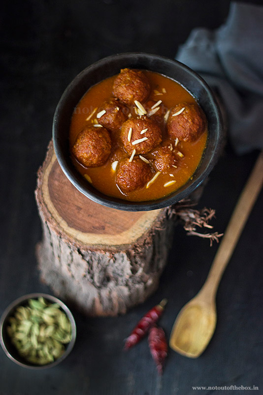Chicken Kofta Curry/Spicy Chicken Meatballs Curry