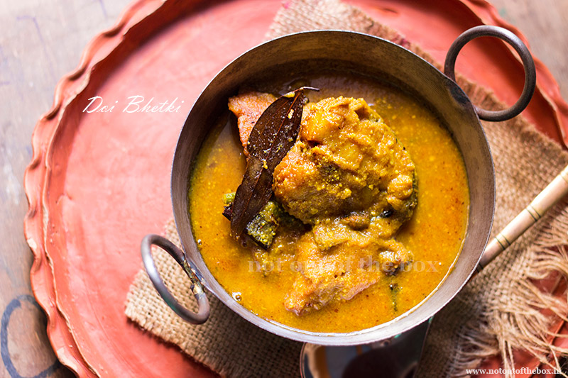 Doi Bhetki/Yogurt Fish Curry
