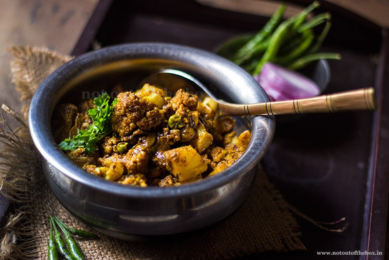 Masala Gobi Dhaba style Not Out of the Box