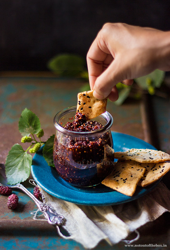 Mulberry Chutney with Fennel seeds and Smoked Paprika