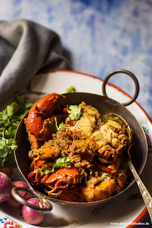 Kakrar Jhal/Bengali style Crab Curry