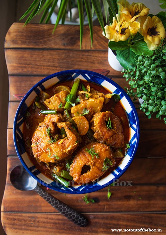 Shol Mulo / Bengali fish curry with Radish