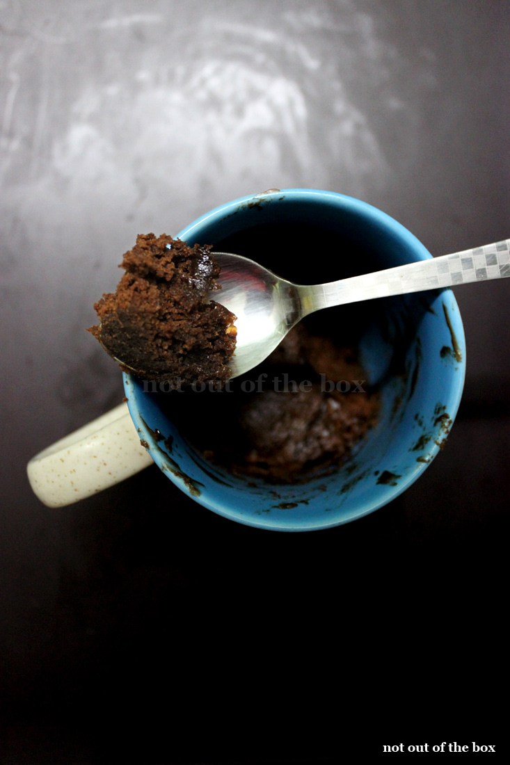 One minute Nutella Eggless Brownie