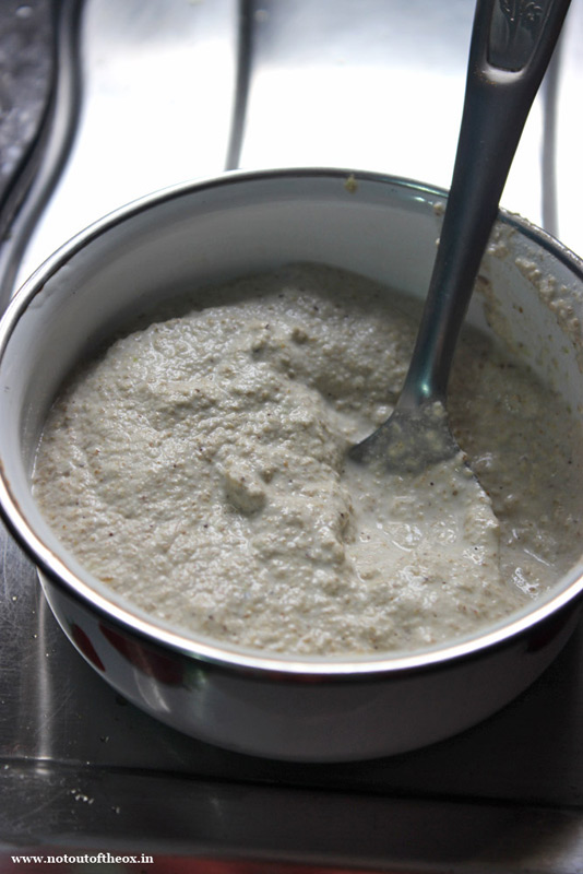Poppy seeds paste