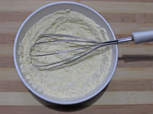 all-purpose flour, cornmeal and salt