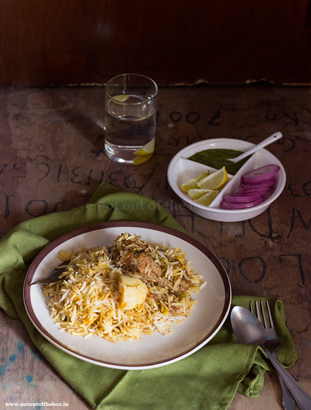 Chicken Dum Biryani- Kolkata style