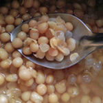 Boiled yellow peas