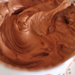 Mousse after final whisking