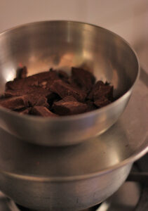 Chocolate on Double boiler