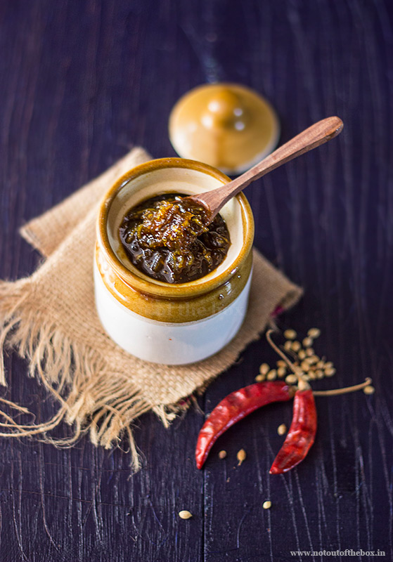Oil-free Raw Mango Pickle