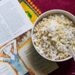 Narkel die Chire Bhaja/Deep-fried Poha with grated Coconut