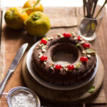 Eggless Orange Fruit Cake