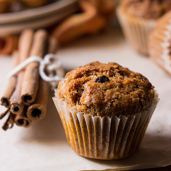 Cinnamon Carrot Muffins