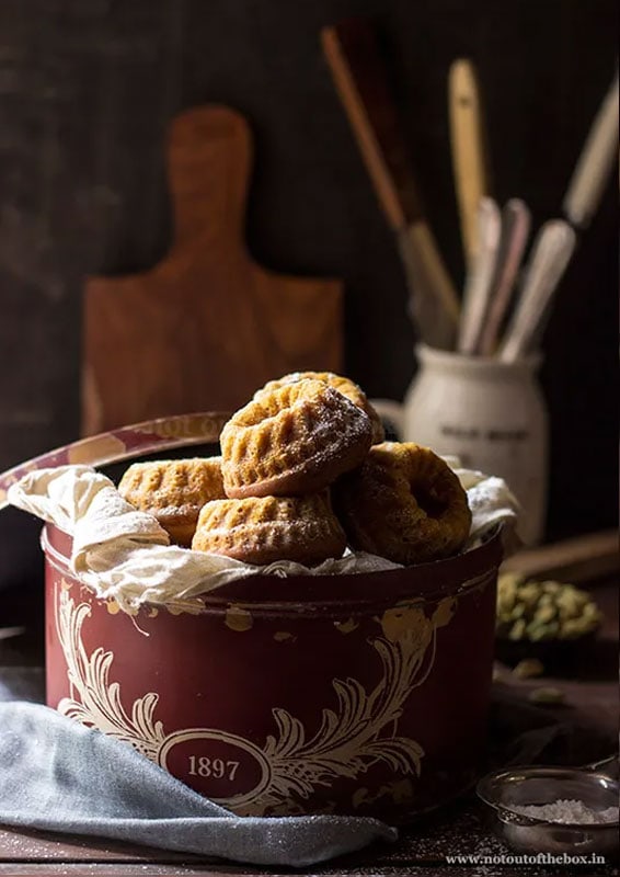 Eggless Cardamom Mango Cake