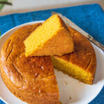 Eggless Cardamom Mango Cake
