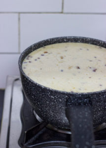 'Shher Khurma' just after adding vermicelli