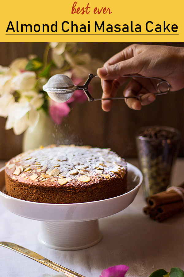Almond Chai Masala Cake