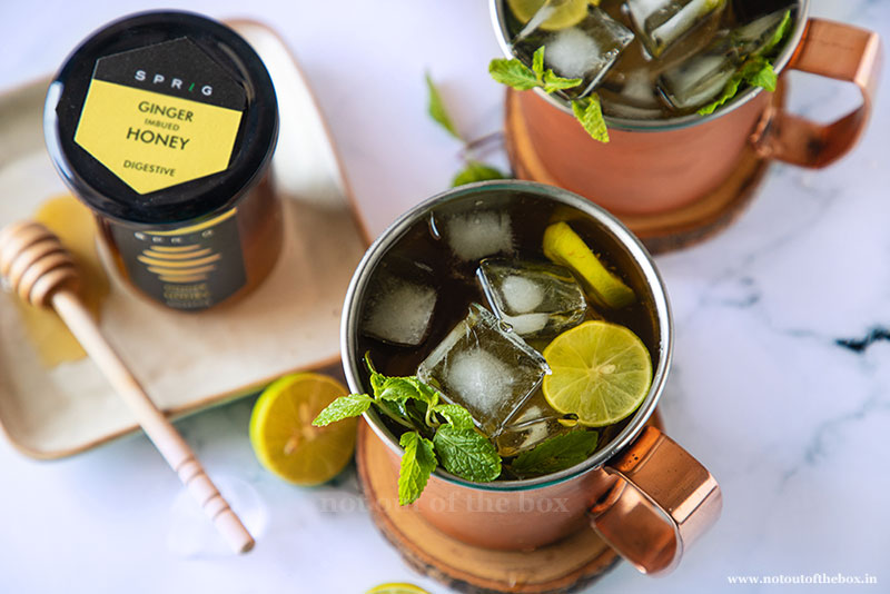 Ginger Honey Moscow Mule Mocktail