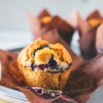 Eggless Blueberry Muffins