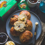 Green Tea Cranberry Scones