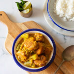 Masoor Daler Borar Jhol / Bengali Lentil Fritters Curry